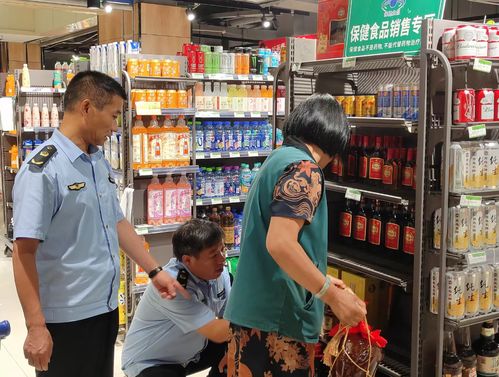 安徽省臨泉縣城東市場監管所三舉措推進特殊食品專區專柜經營示范街區建設